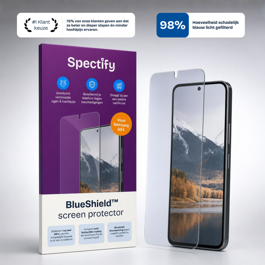 BlueShield blauw licht screen protector (Samsung)
